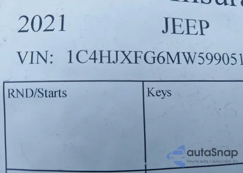 2021 Jeep Wrangler Unlimited Rubicon 4X4 из США, поврежденный, VIN 1C4HJXFG6MW599051